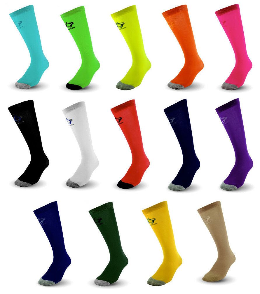 Thinees Ultra-Thin Skating Sani-Socks in 15 vibrant colors, designed for moisture-wicking comfort and a barefoot skating feel.