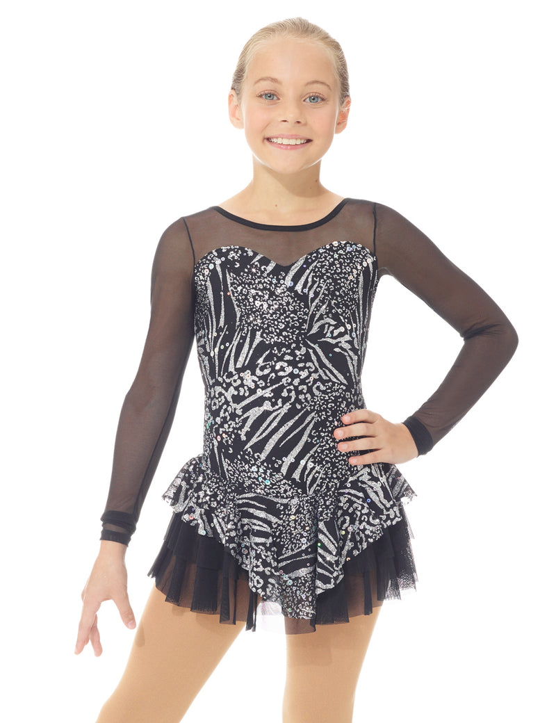 Robe de patinage artistique scintillante MONDOR DRESS 668