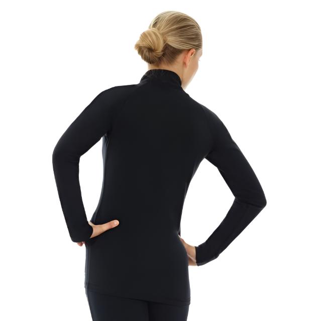 Black Mondor Powerflex women's figure skate jacket back view