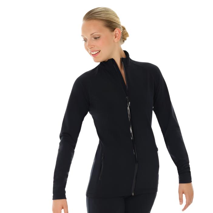 Black Mondor Powerflex women's figure skate jacket front view