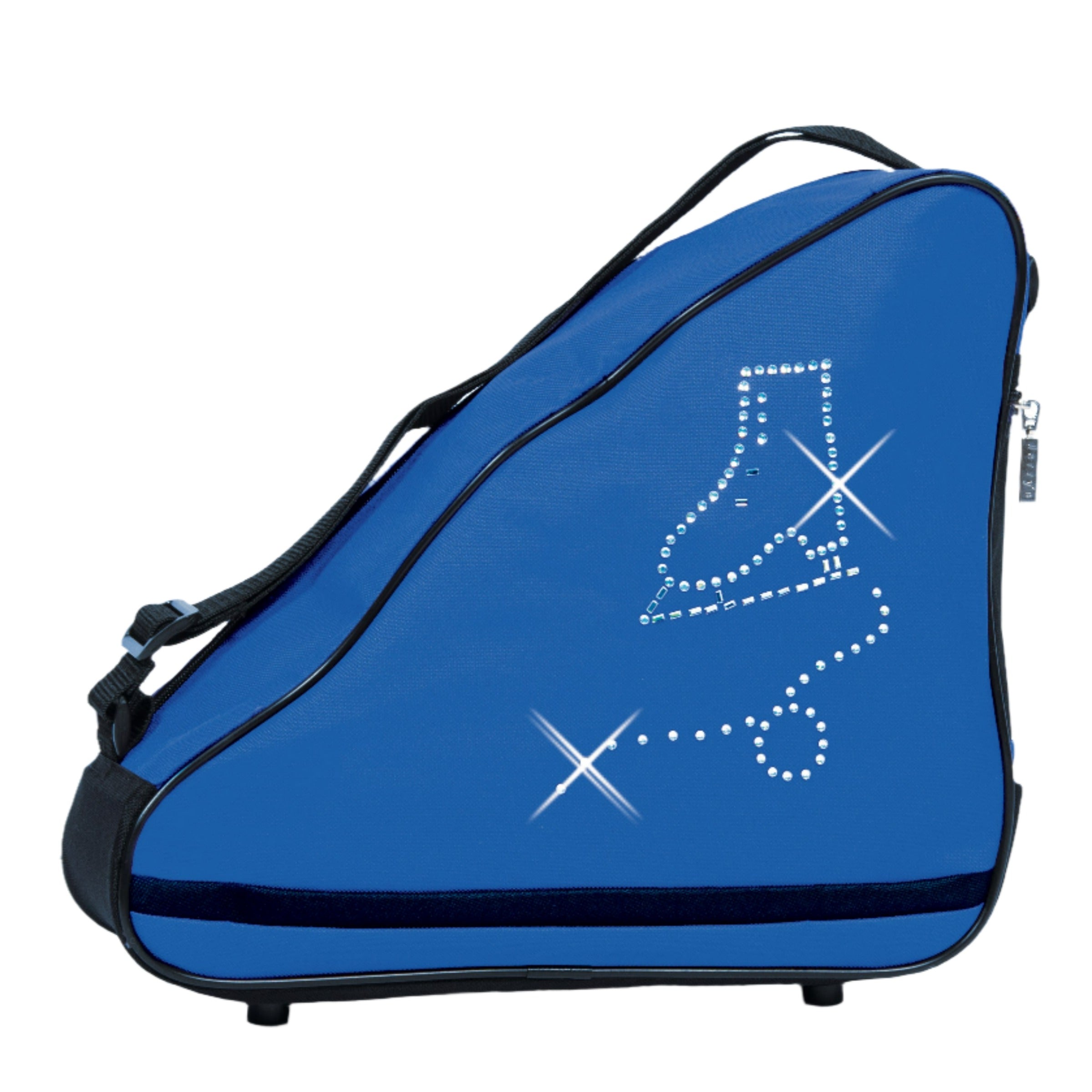 JR1032 Crystal Skate Bag in Royal Blue with skate design