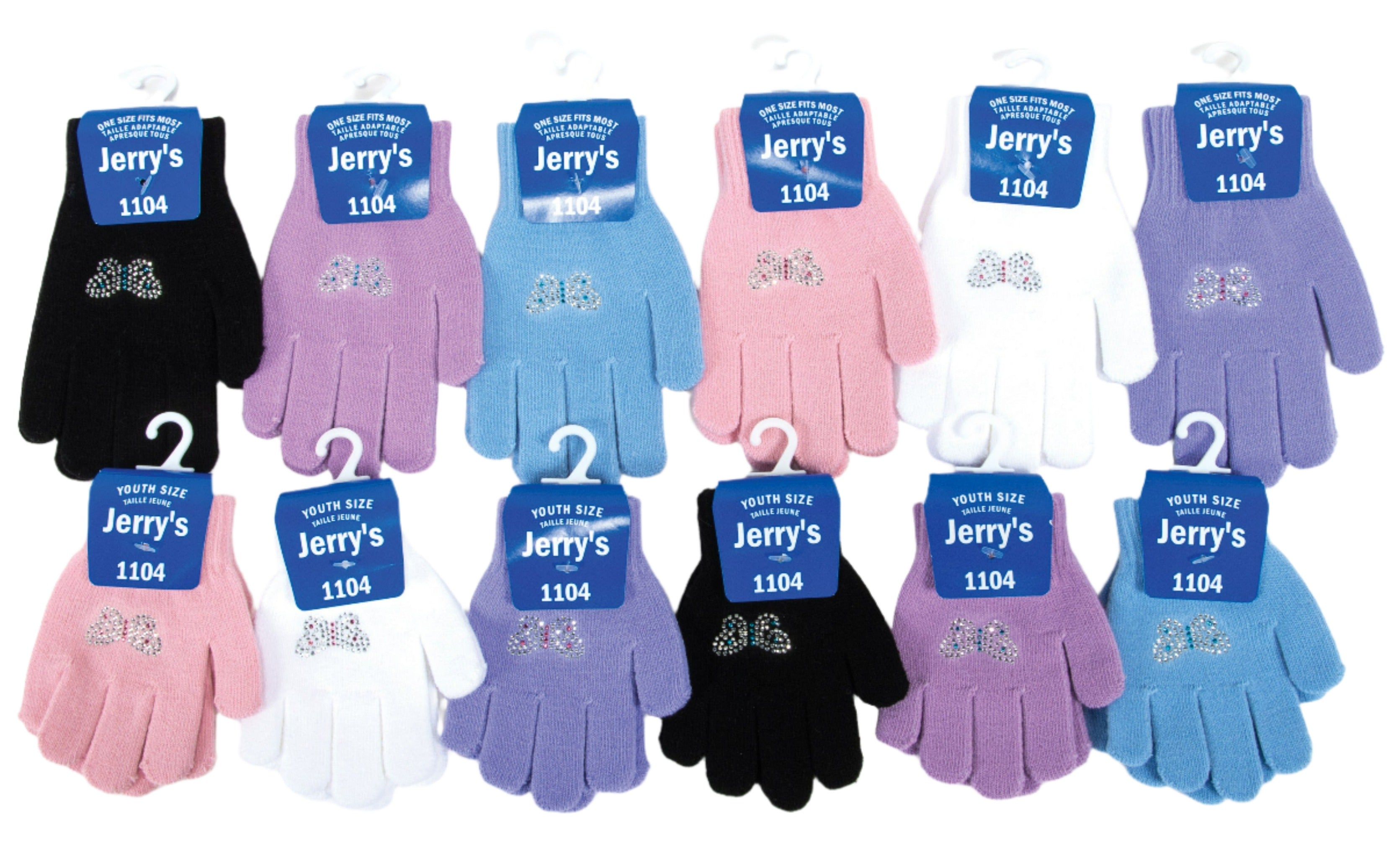 JR1104 Butterfly Mini Gloves in various colors