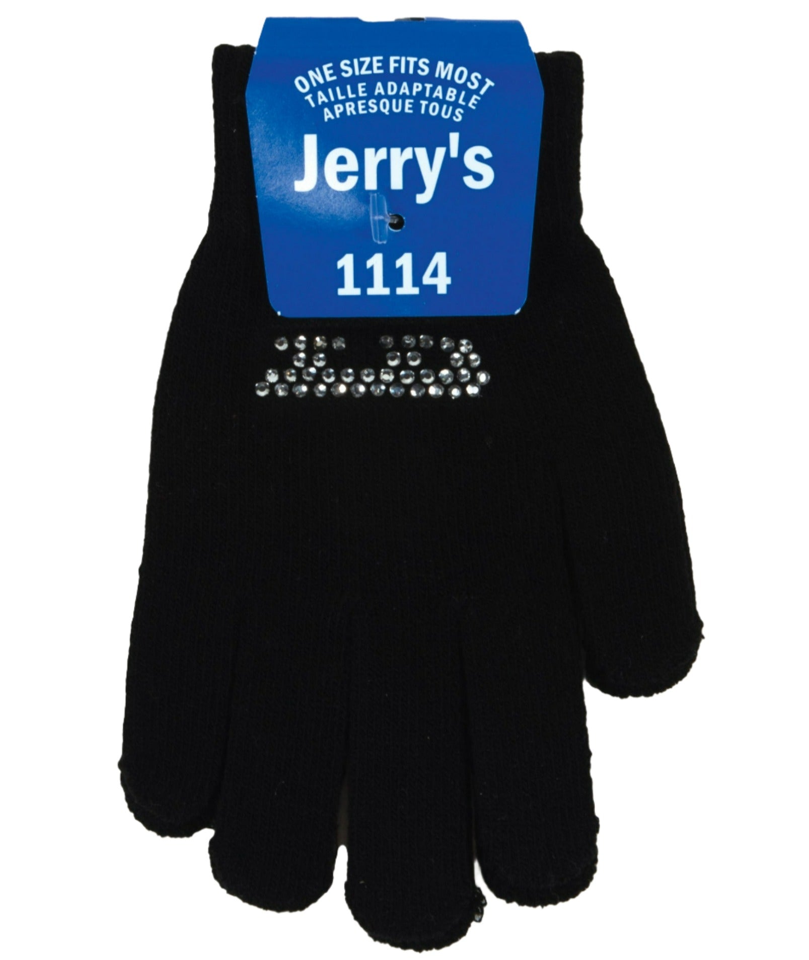 JR1114 Crystal Blade Gloves, black ice skate accessory