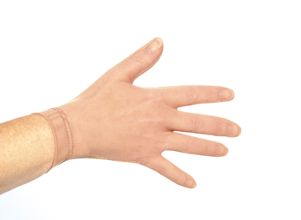 Gants de compétition en maille solide JR1120-BK - Noir