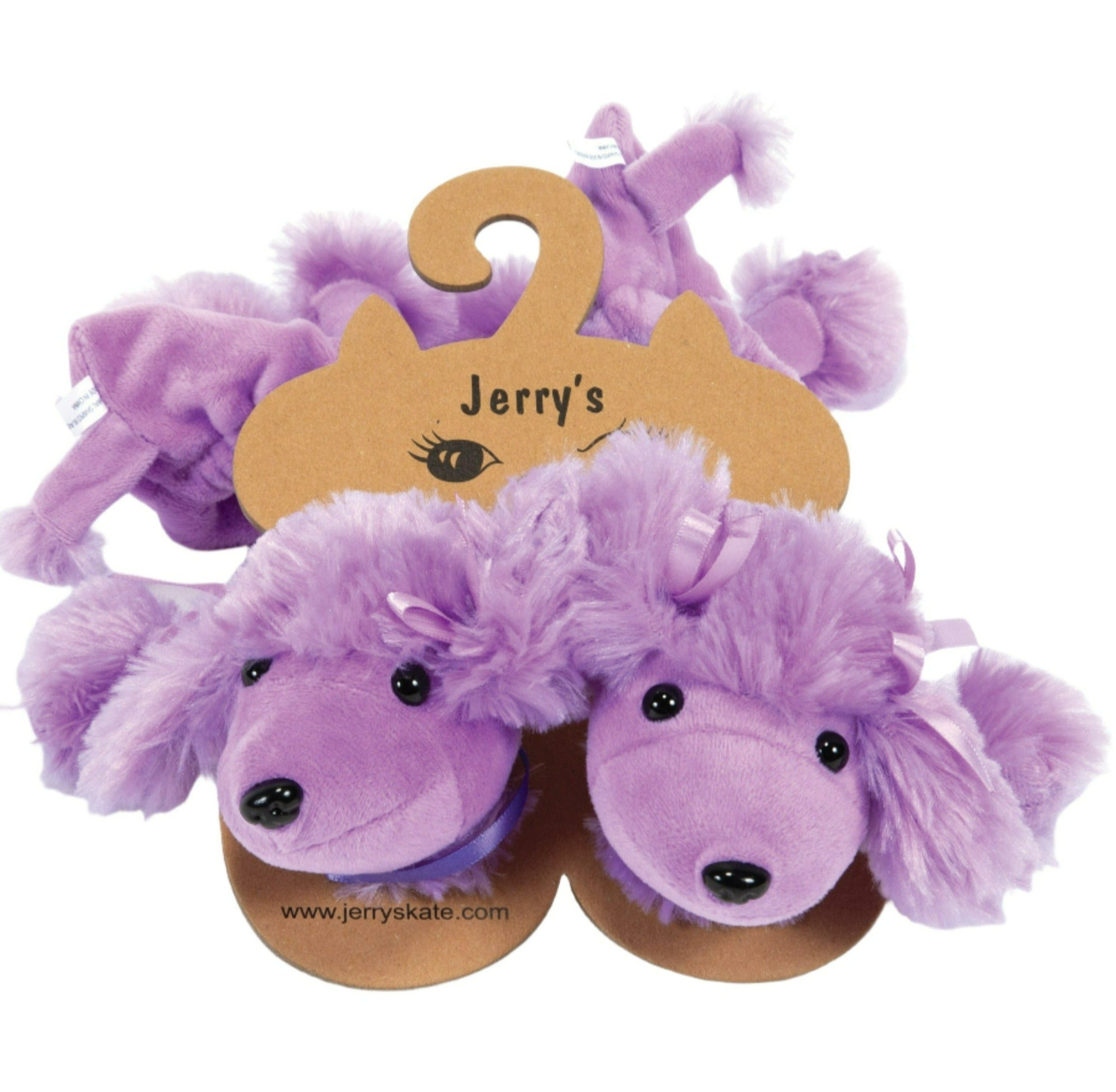 JR1264-PU Purple Poodle Blade Buddies ice skate guards