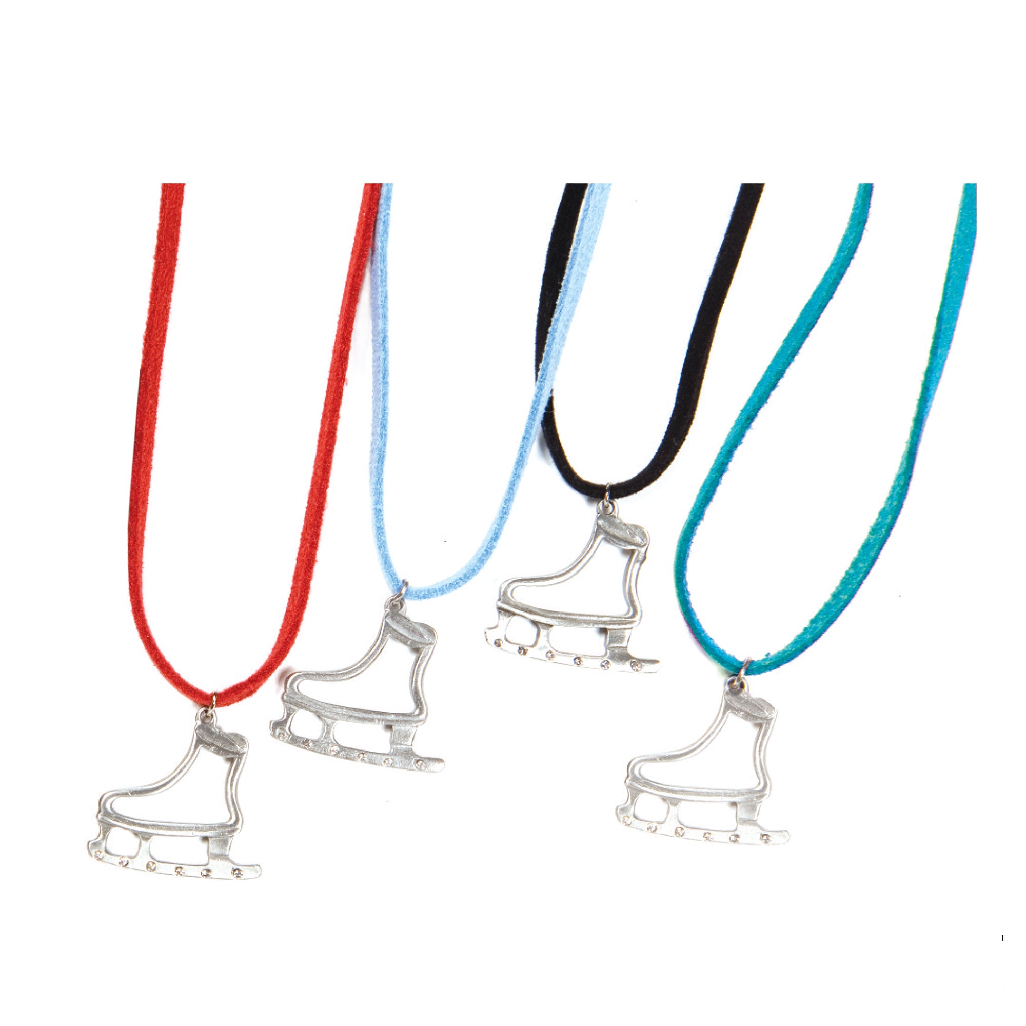 JR1295 Pewter Skate Necklace
