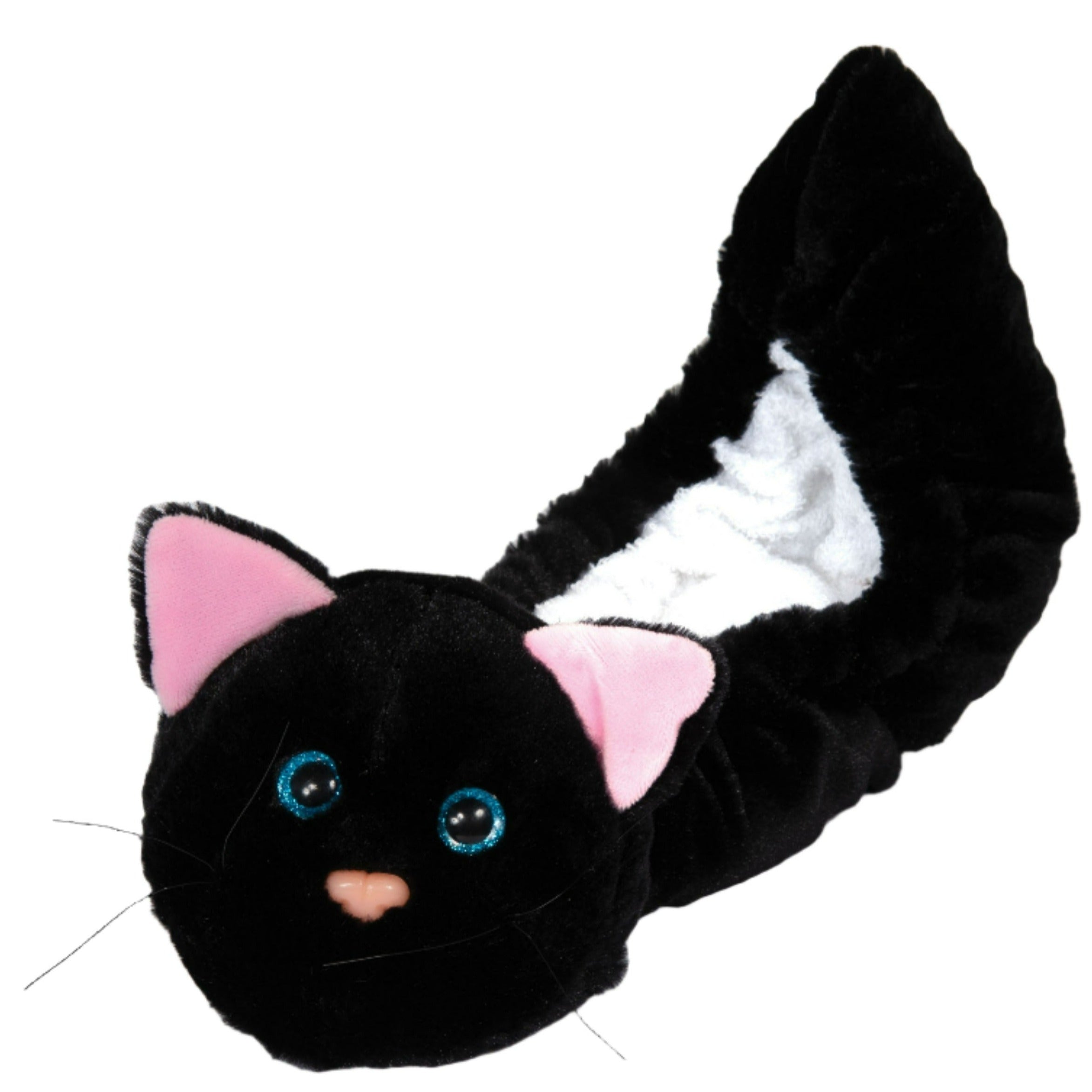 JR1397 Black Kitty Critter Tail Covers for ice skates