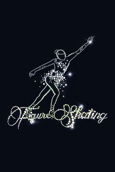 Sequin figure skating design on Mondor Crystal Jacket