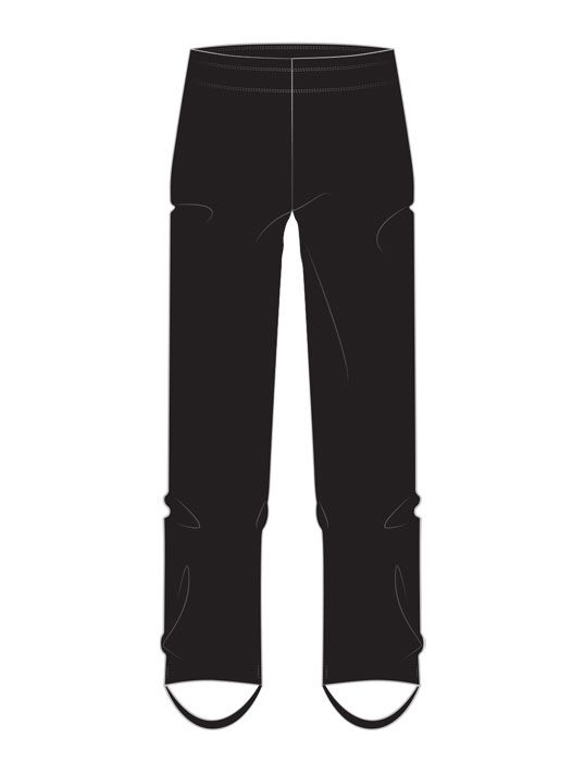 Front view of MONDOR 2847 Velvet Men's Figure Skate Pants