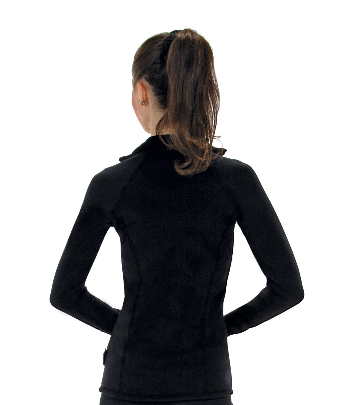 JR408-BK Fleece Glide Jacket - back view