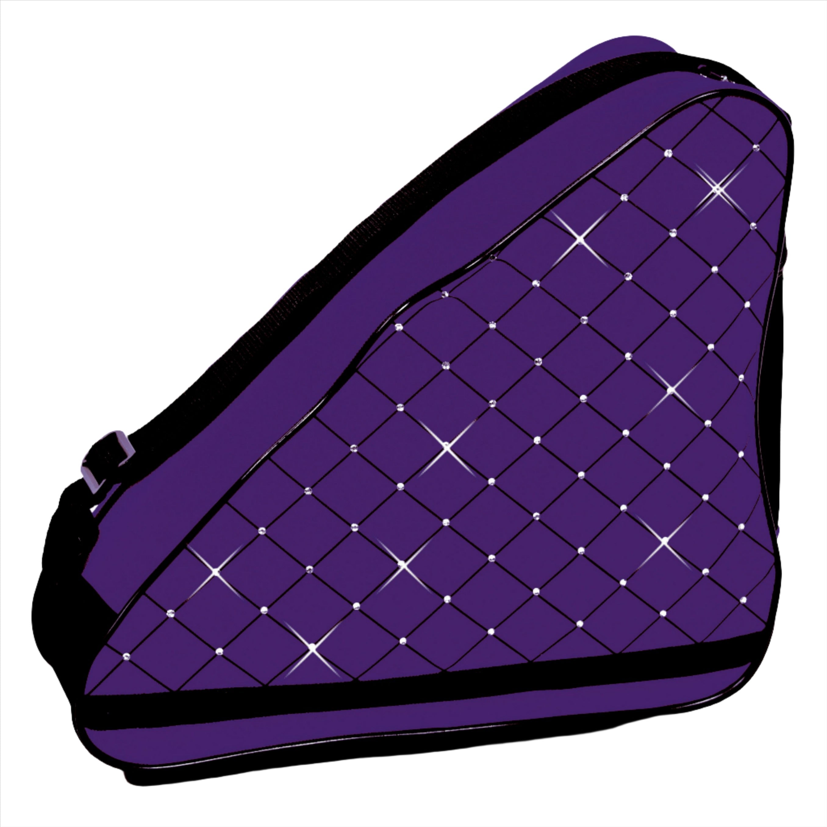 JR5012 Diamond Crystal Single Skate Bag - Purple