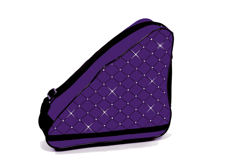 JR5012 Diamond Crystal Single Skate Bag - Purple