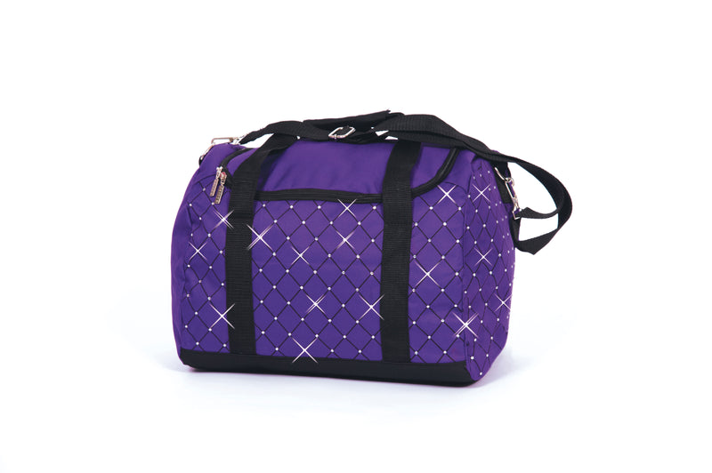JR5020 Diamond Crystal Carry All Skate Bag - Purple