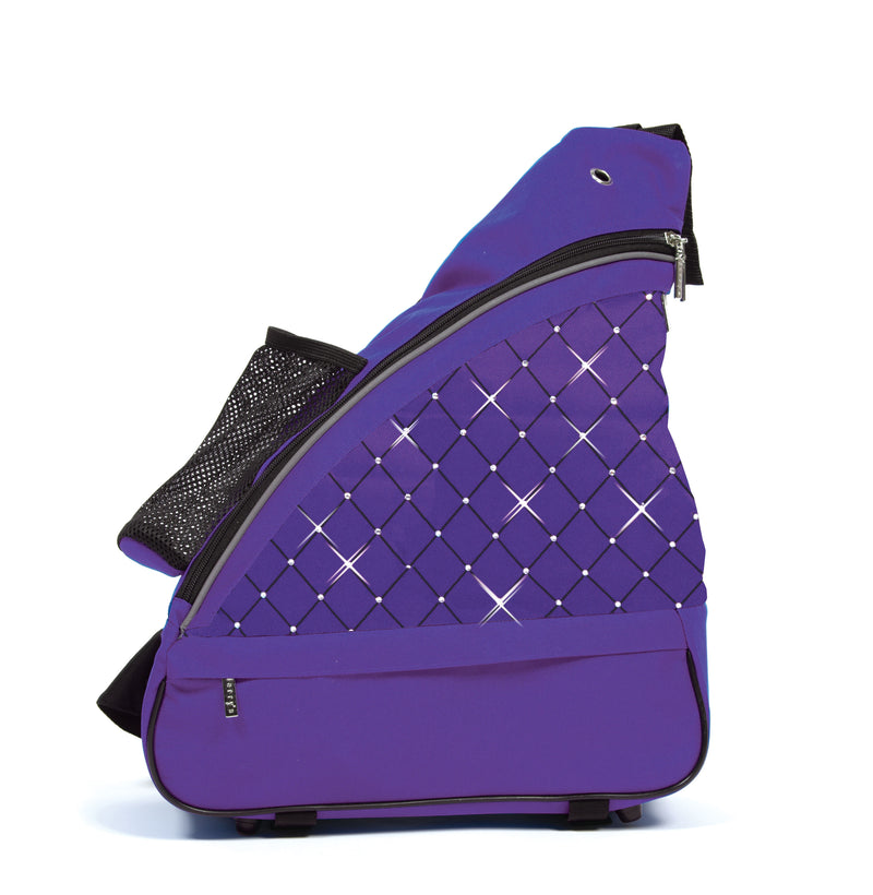 JR5021 Diamond Crystal Shoulder Pack - Purple