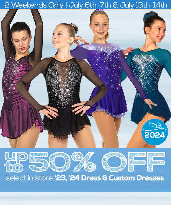 50% off in store dresses event