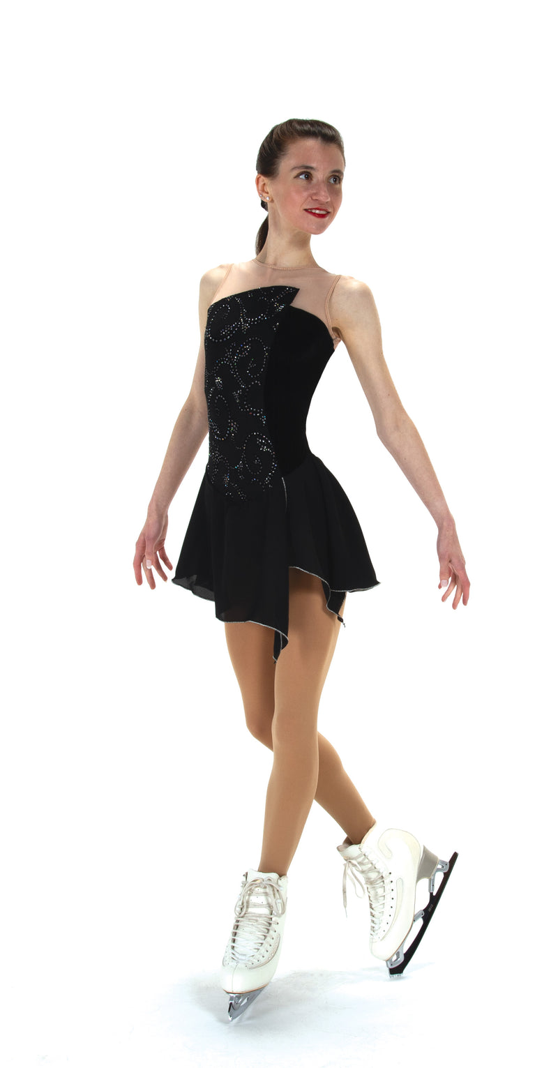 JR521 On the Edge Dance Figure Skate Dress