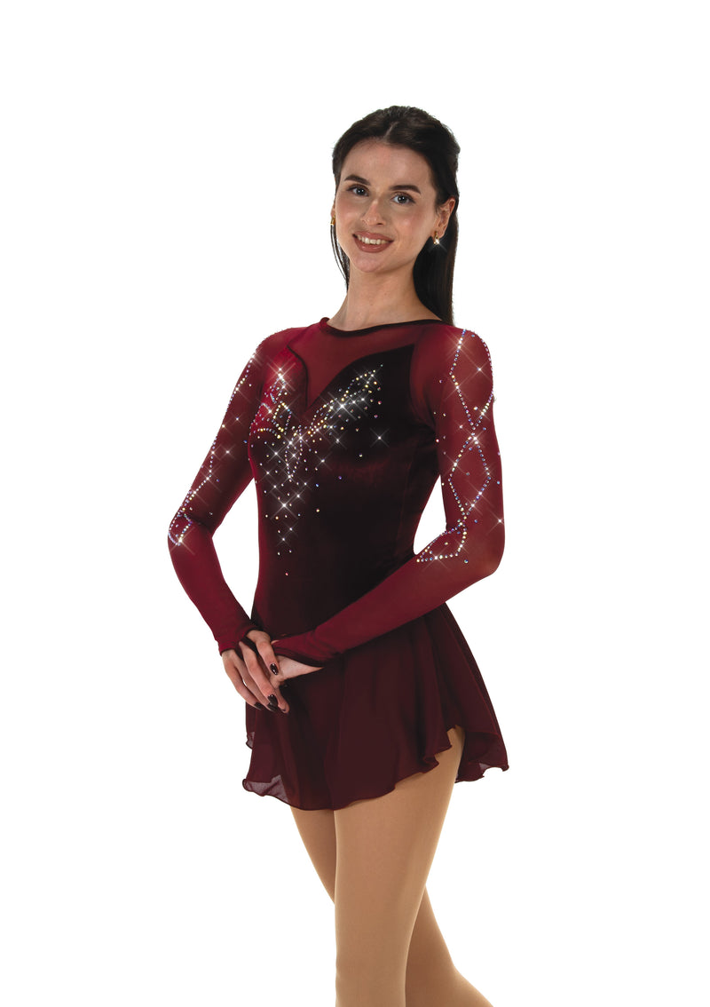 JR525 Diamondescent Dance Figure Skate Dress