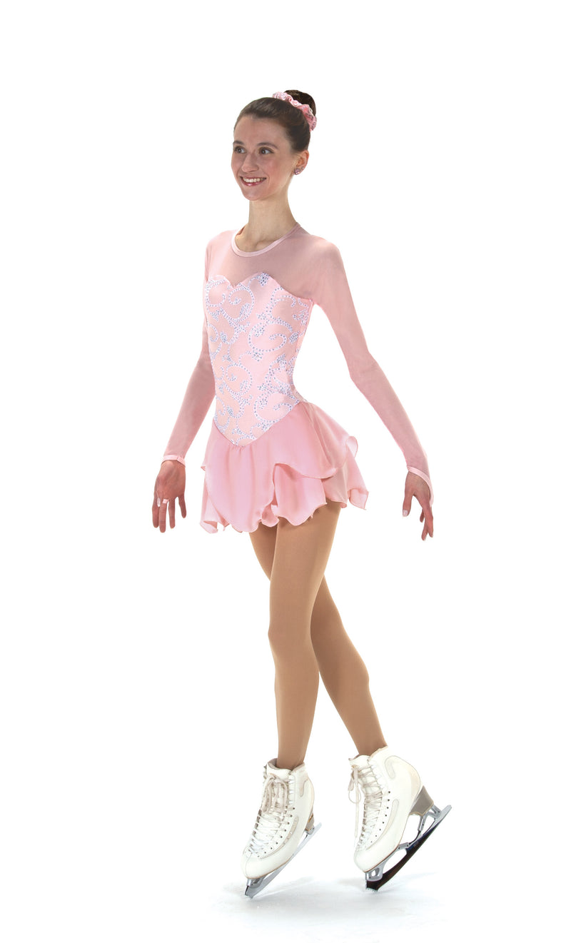 JR526 Frost Petal Dance Figure Skate Dress