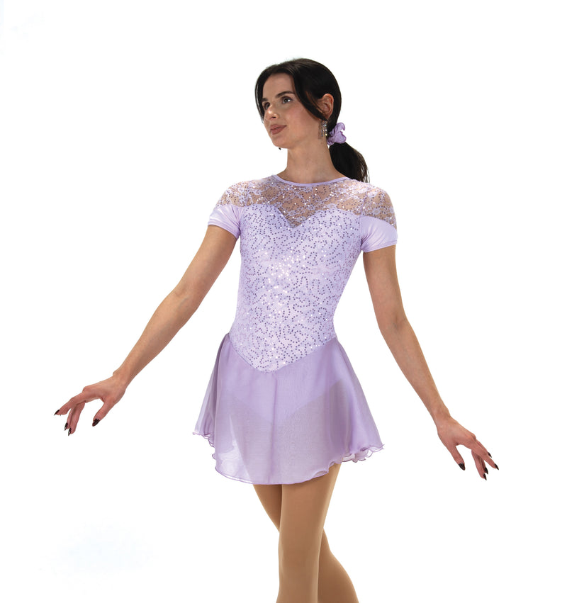 JR528 Softly Sequins Dance Figure Skate Dress