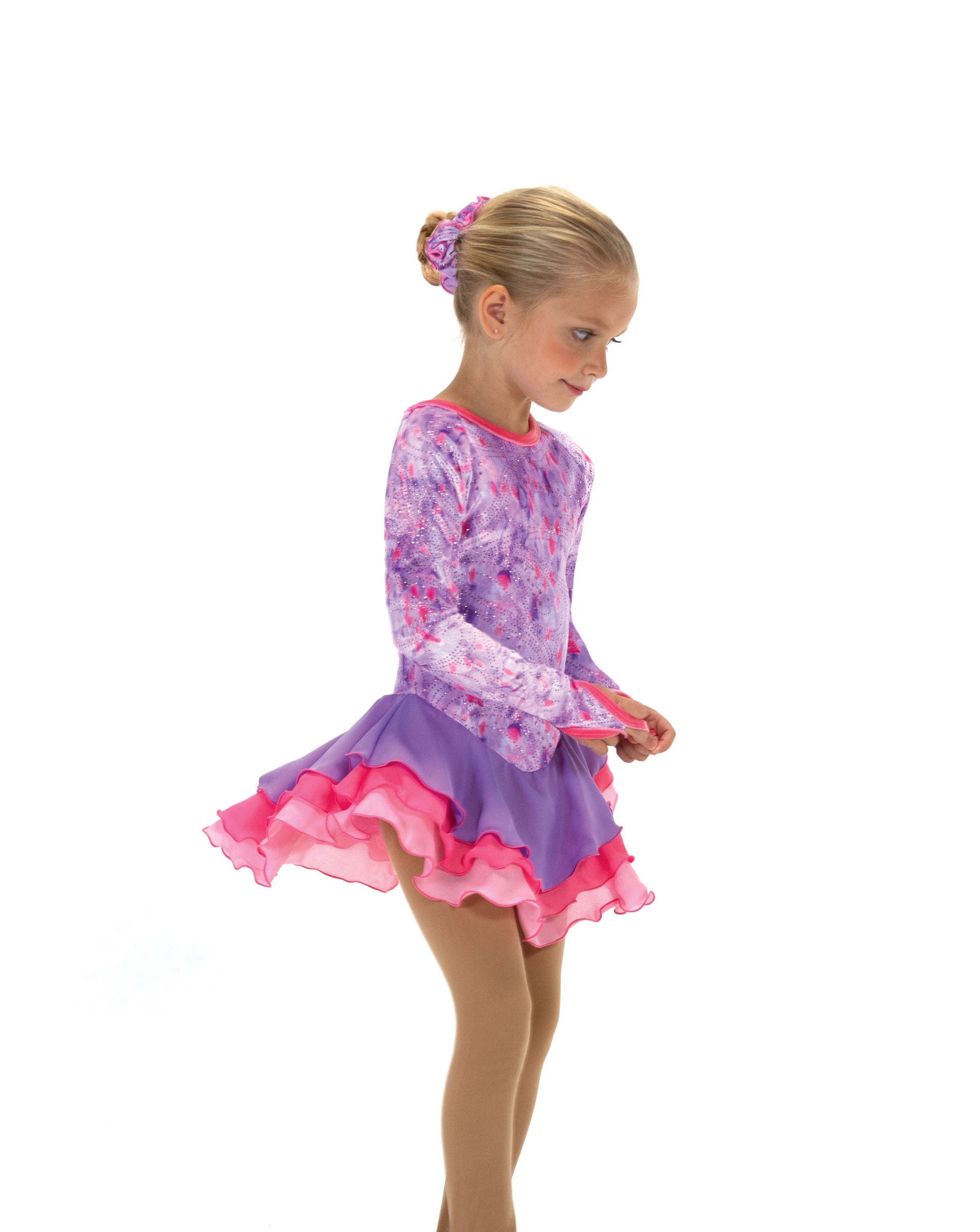 JR600 Favourite Things Figure Skate Dress, side view