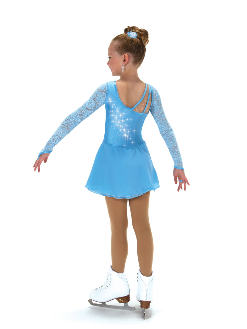 JR617-CB Side Glide Figure Skate Dress – Crystal Blue