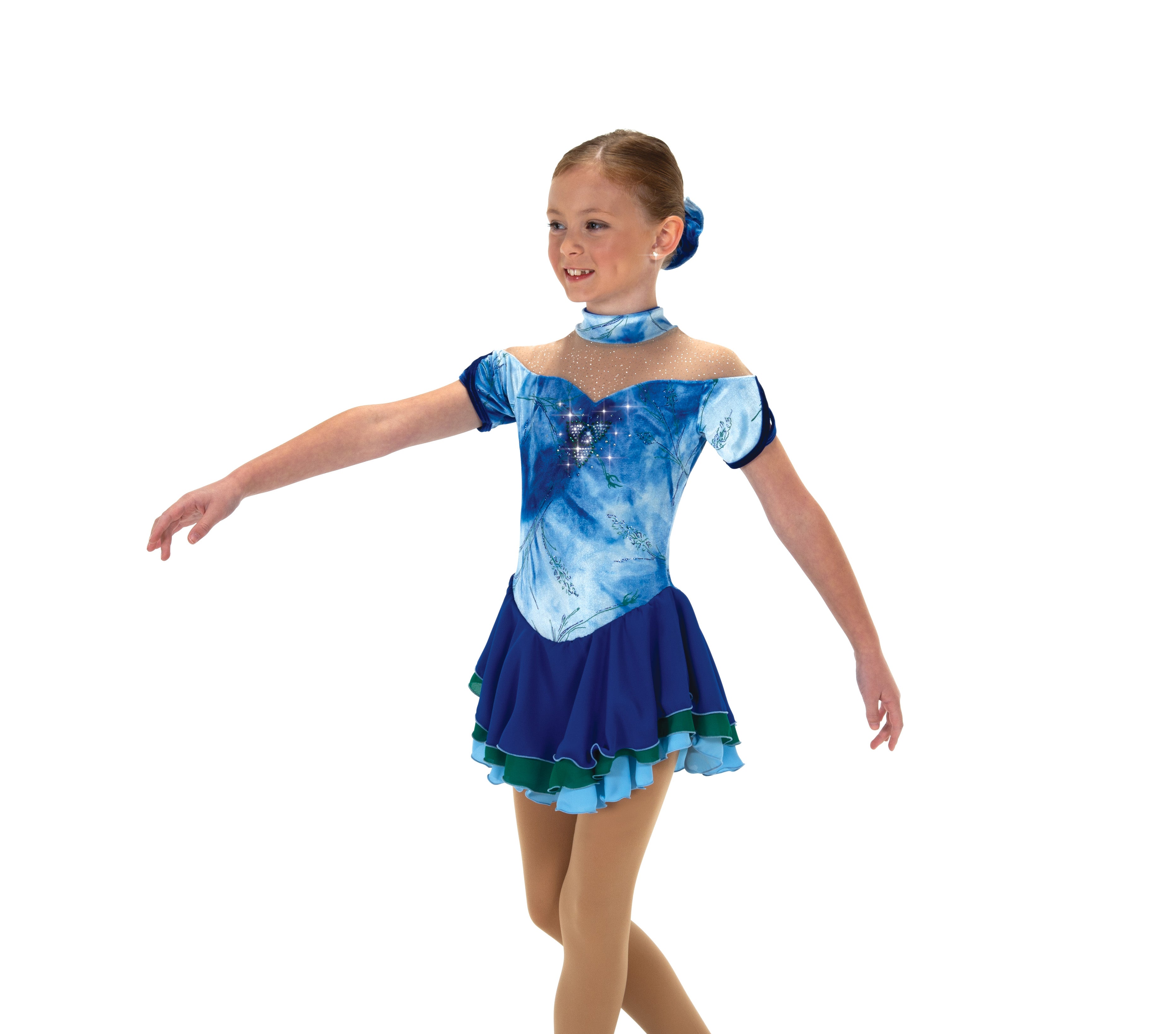 JR626 Celtic Charm Figure Skate Dress front view