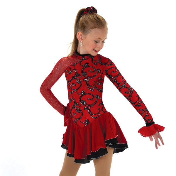 black and red ice skating dress Amazon.com: Figure Skating Dress High Neck Black and Red Gradient Diamond  Girls Competition Performance : Clothing, Shoes & Jewelry