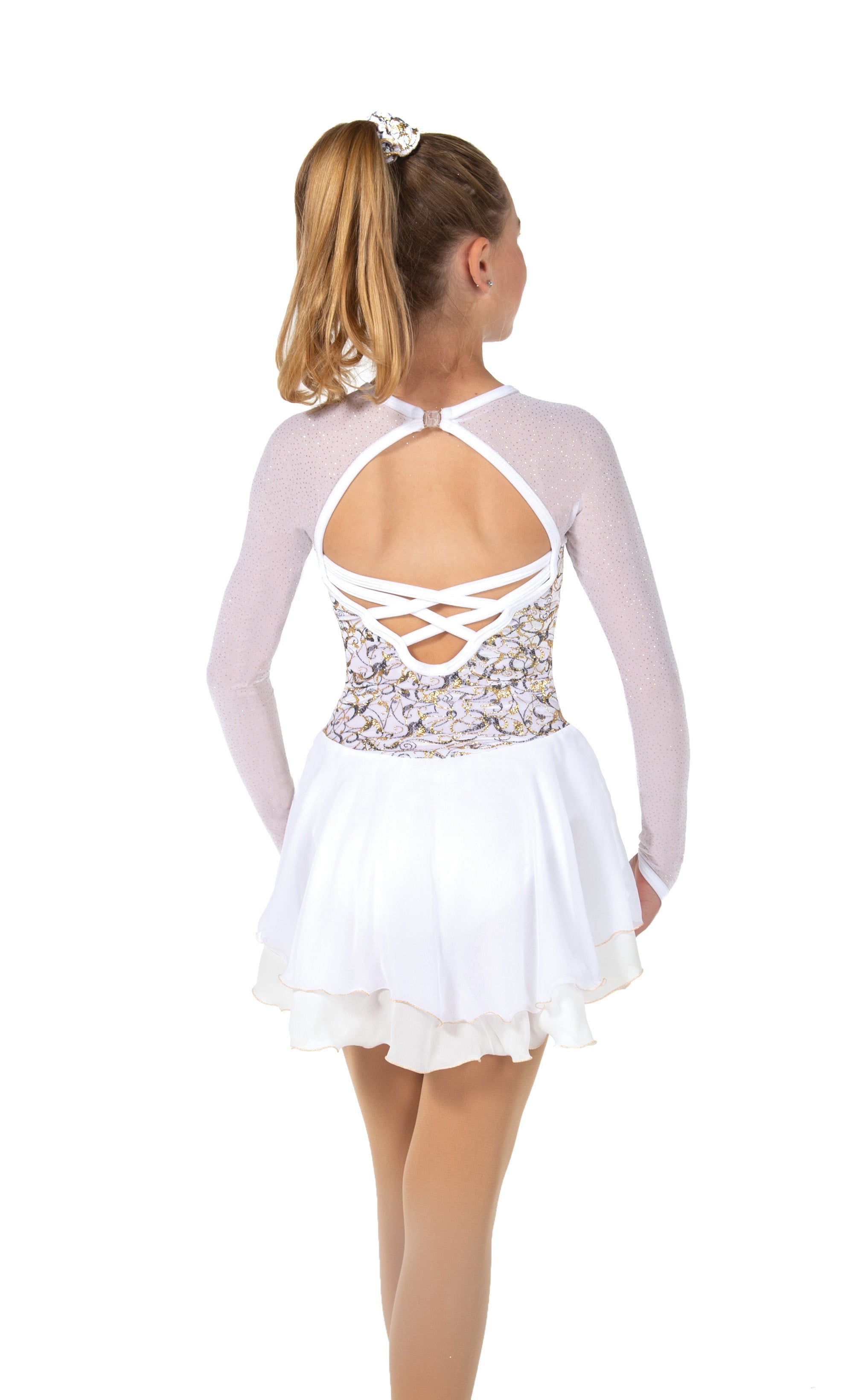 Robe de patinage artistique Snow Gold JR637