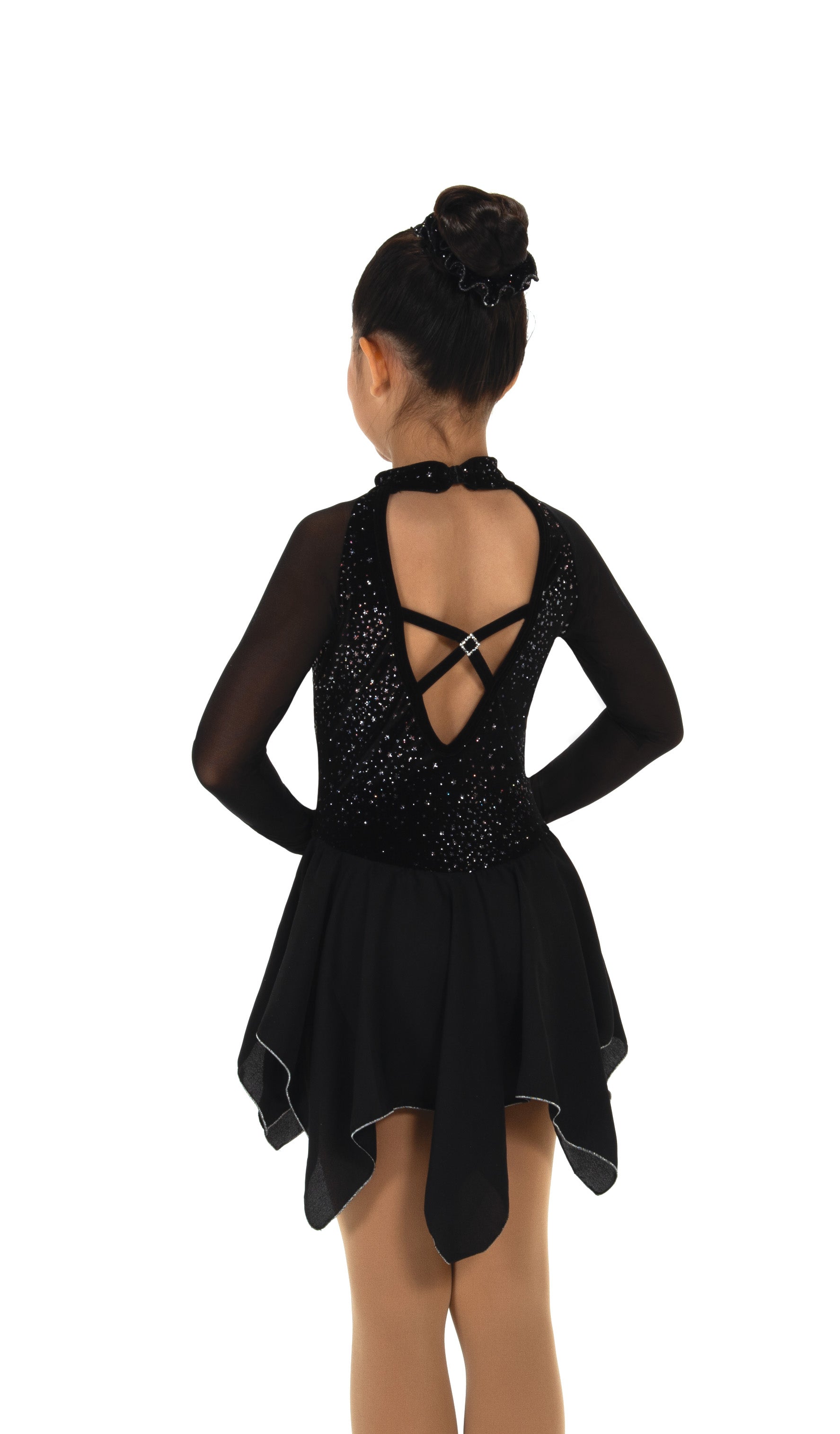 JR655 Starbound Figure Skate Dress back view