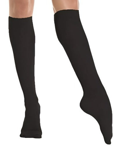 MONDOR SOCKS 171 black thick knee-high ice skate tights