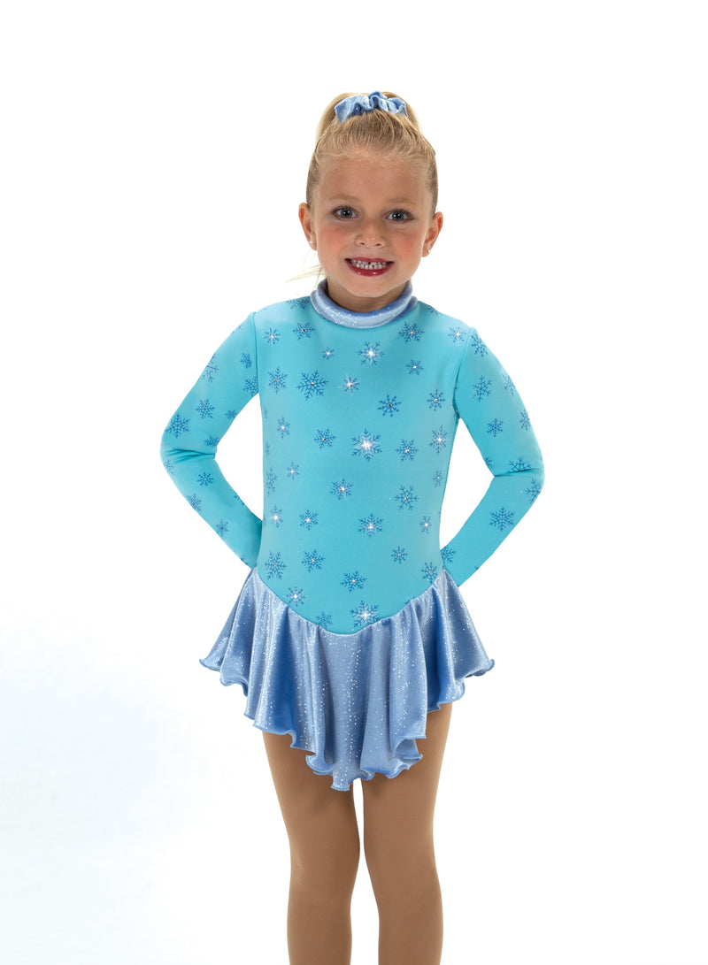 JR694-TB Snow Fleece Figure Skate Dress – Tiffany Blue