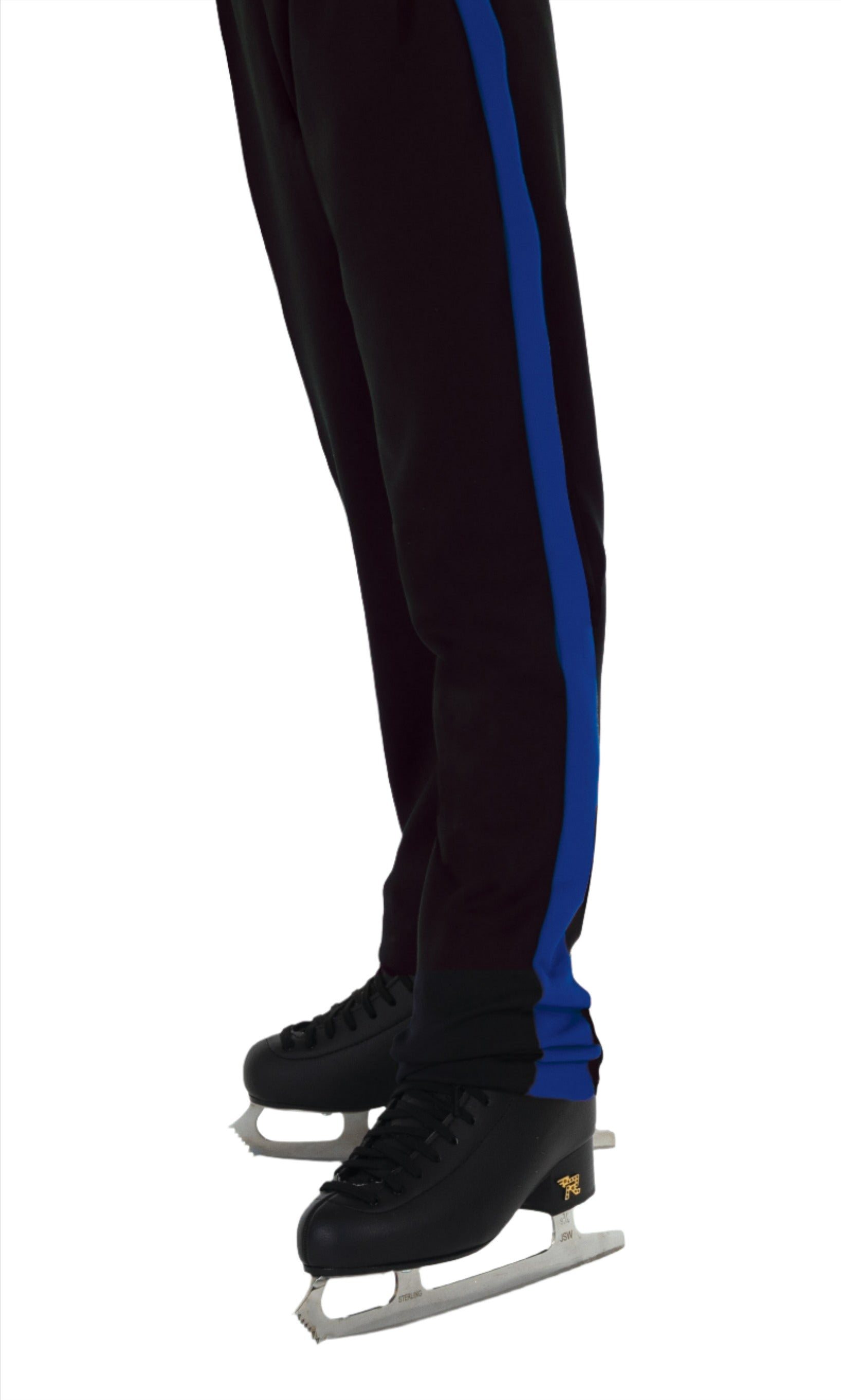 JR806-BU Mens Everyday Practice Pants with blue stripe