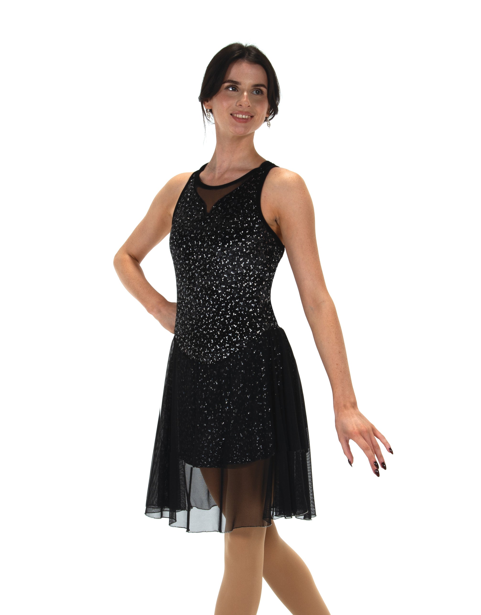 JR99 Sheer Coincidence Dance Figure Skate Dress