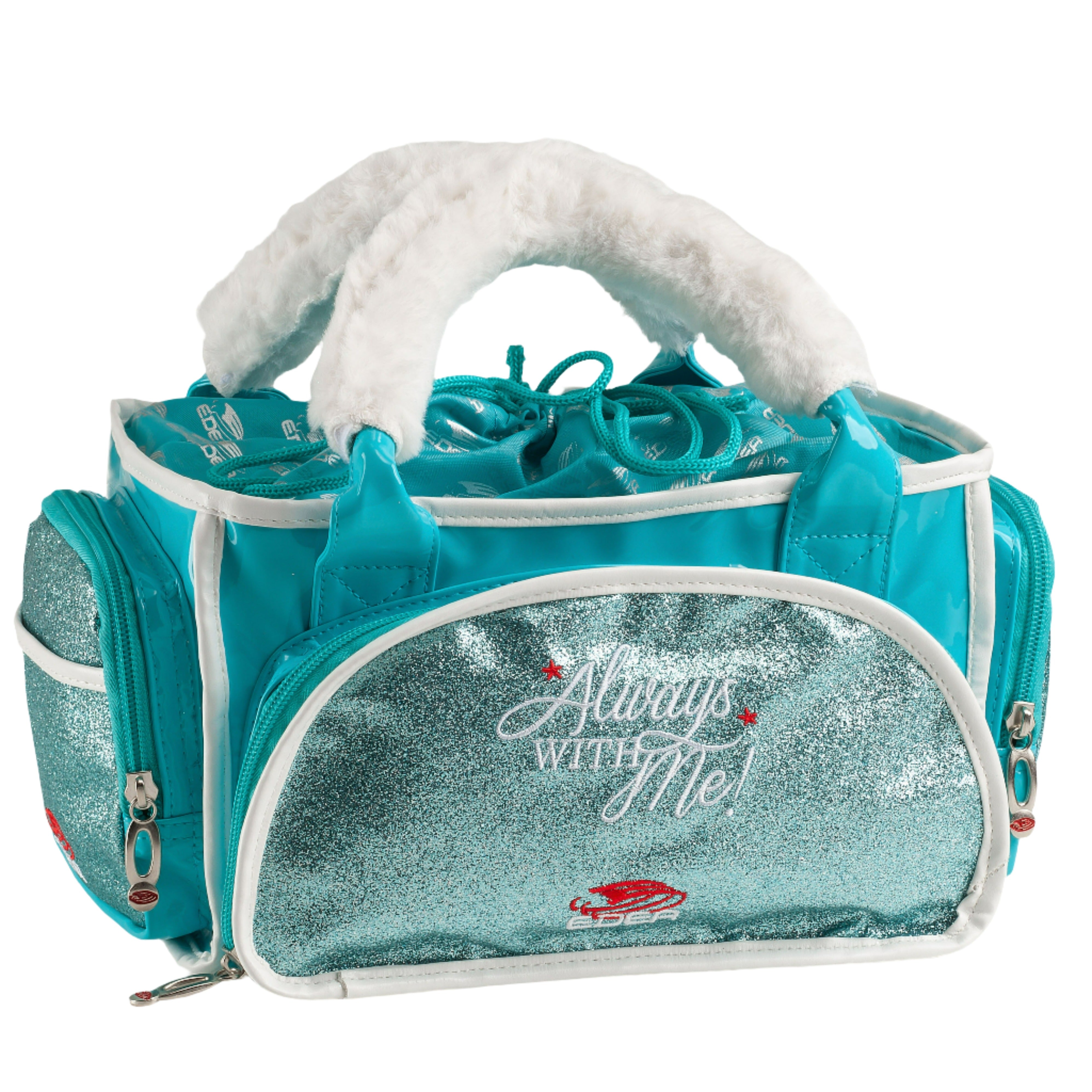 Blue Edea Always With Me sport bag with glitter accents