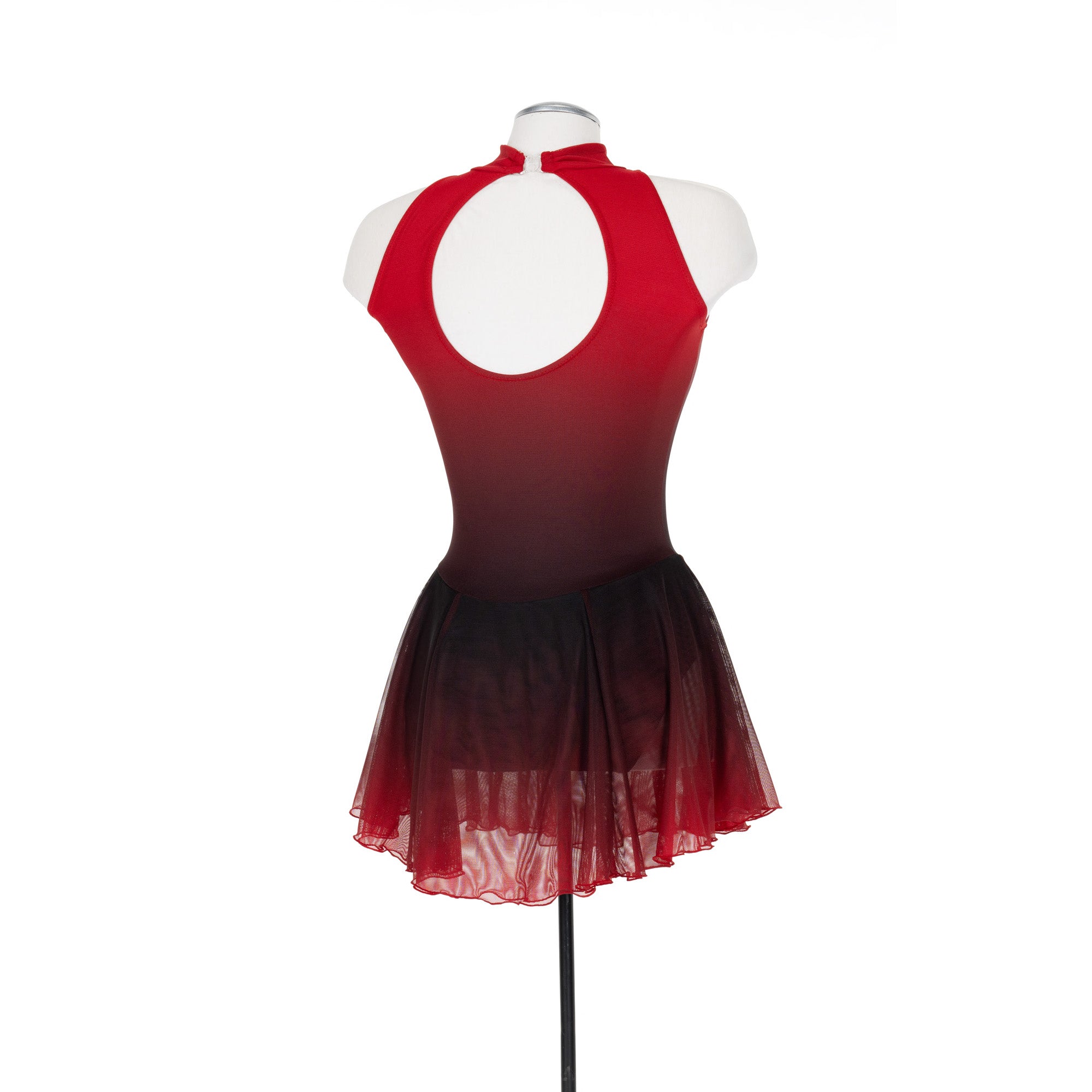 Red Ombre Figure Skating Dress - Adult & Youth Sizes Red Ombre Figure Skating Dress - Adult & Youth Sizes