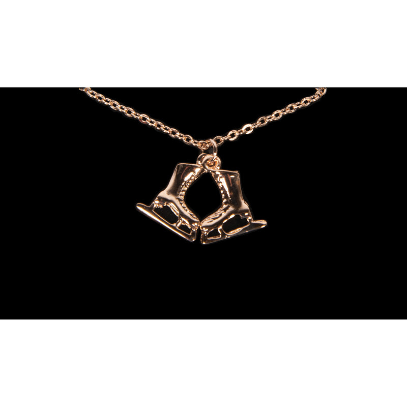 JR1203 Skate Jewelry Necklace Rose Gold