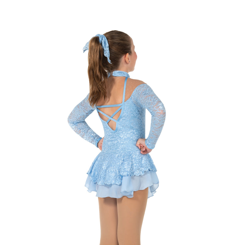 jr125 lace whimsy dress crystal blue