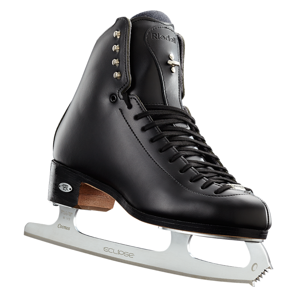 Riedell 255 Motion Black Mens Figure Skates-Astra Blades