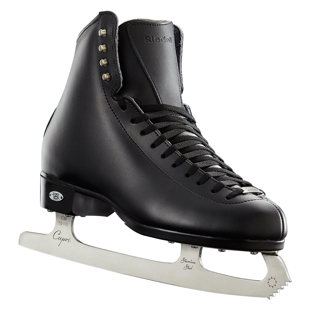 Riedell Ice Skates 33 Diamond Girls Shoes w/ Capri Blade - Pink
