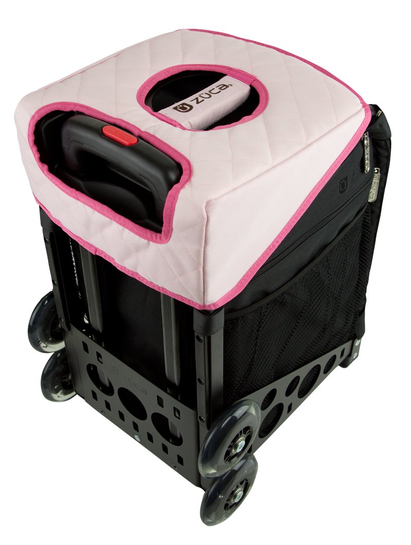 Zuca Sport Travel Tote Reversible Seat Cushion Pink-Pale Pink