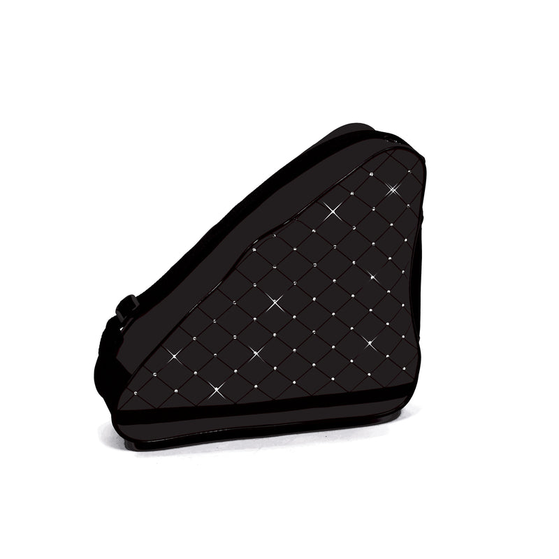 JR5016 Diamond Crystal Single Bags Black